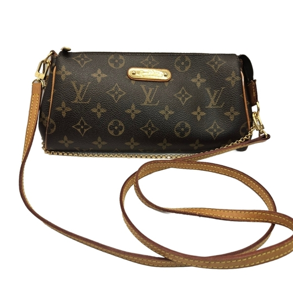 LOUIS VUITTON Monogram Eva Clutch Crossbody - Picture 1 of 15